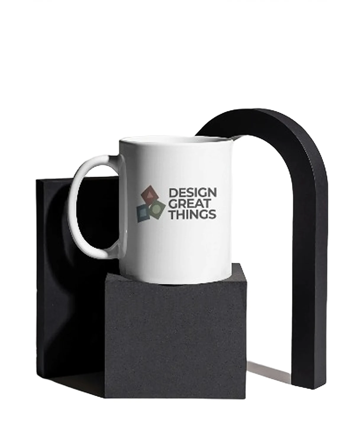 Custom printed mug — example creator merch